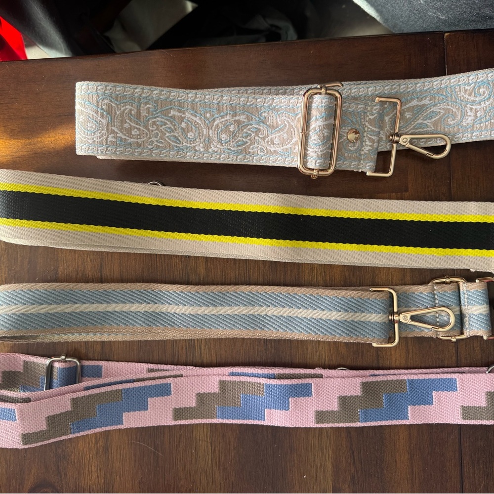 Stylish Bag Strap Set with Patterns